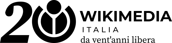 Logo Wikimedia Italia 20 anni